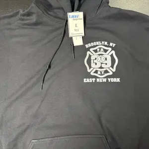 GILDAN Custom Reflective FDNY Battalion 39 Pullover Hoodie - Unisex