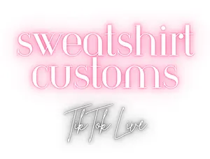 CUSTOM DECORATED CREWNECK SWEATSHIRTS - NOT SOLID COLOR