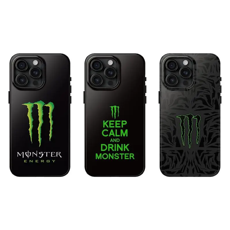 Monster Energy drink Black collection Tough Phone Case