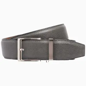Pebble Grey Dress Ratchet Belt 1.575" Strap [40mm]