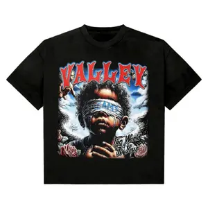 🕶️[Graphic Tee][100% cotton]Valley "The World Is Yours" Men's 180g Cotton T-Shirt, Grunge Y2K Style Graphic Tee, Streetwear Shirt, Vintage Inspired Design, Casual Summer Wear, Unisex Soft Cotton Tee, Perfect Gift for Family & Friends