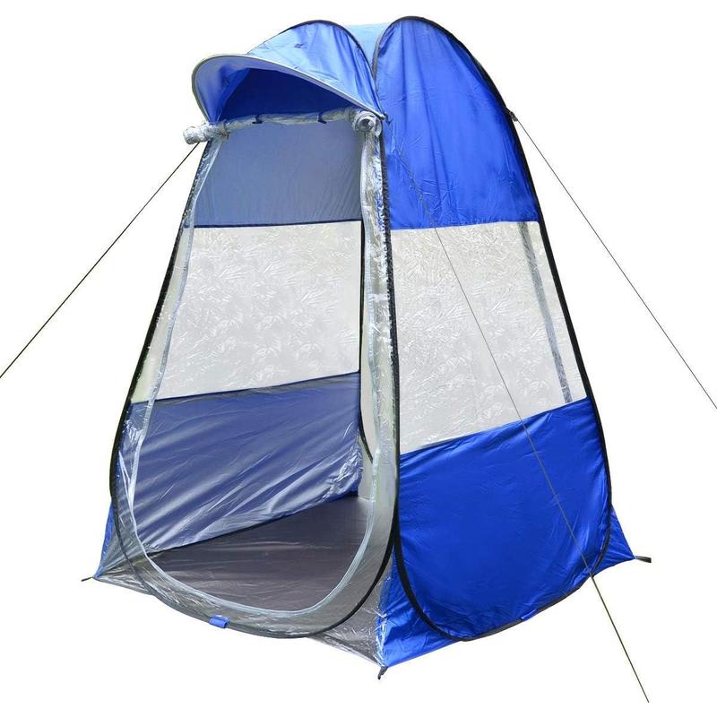 Sports Tent Weather Proof Pod, Sports Tent Pod Outdoor Lightweight Portable Instant Pop Up Shelter for Cold Weather, 1 Person, Fishing