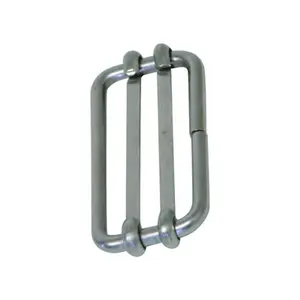 212 MAIN 2 in. Polytape Buckle, Stainless Steel, Polytape Splice for Pet Training & Behavior Aids