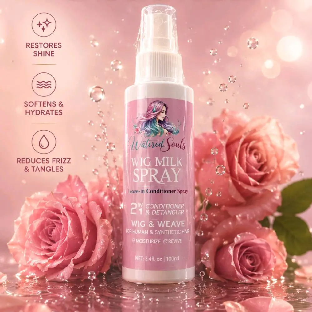 Wig Revive and Conditioning Mist for Instant Shine and Health - 3 in 1 Functionality, Instant Shine, Health Boost