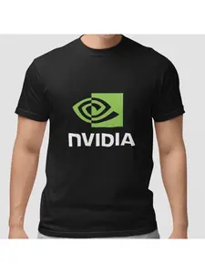 NVIDIA Logo T-Shirt - Men's and Women's Universal Pattern T-Shirt - Casual Short-Sleeved Shirt for Men and Women