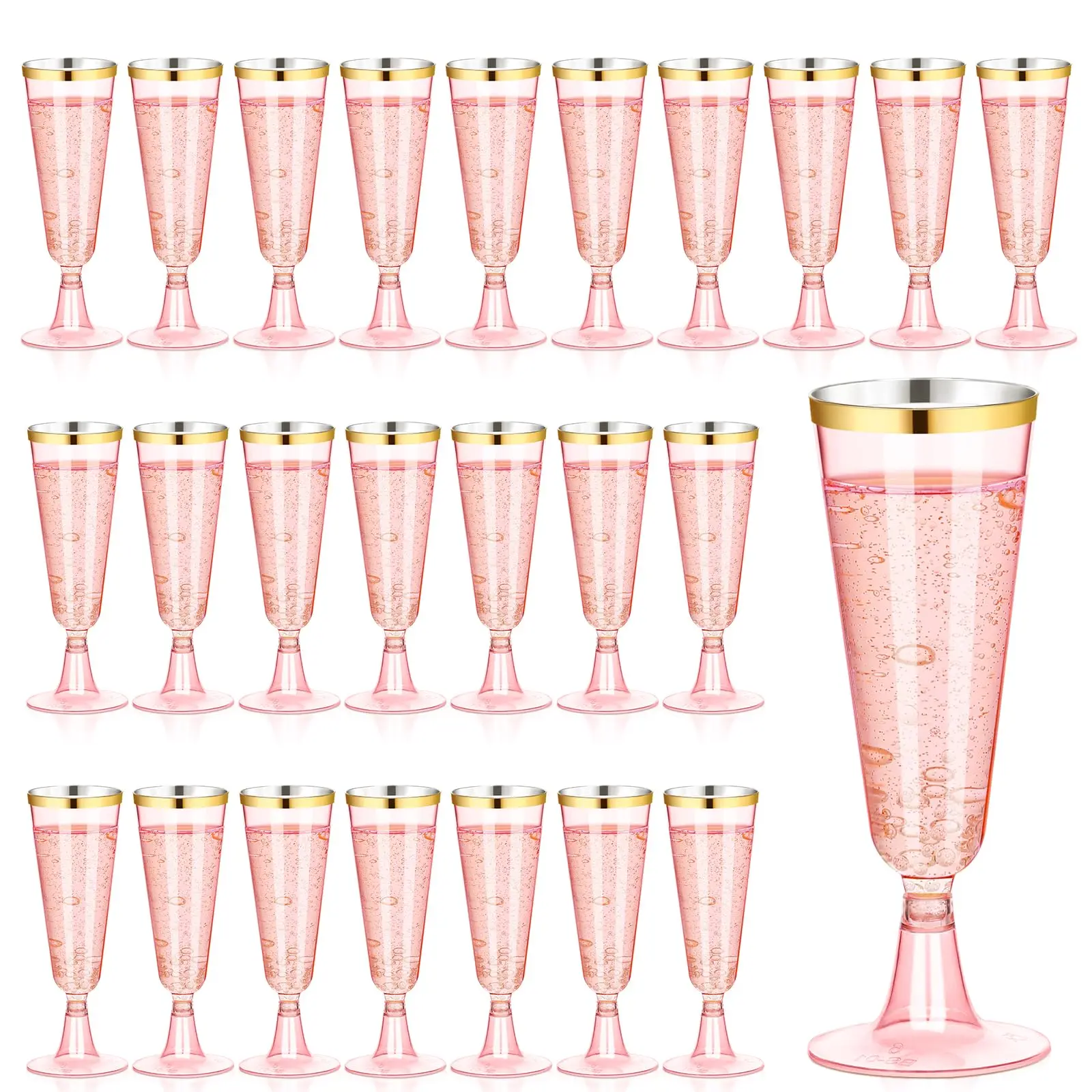 C048-Pink（Gold Rim)