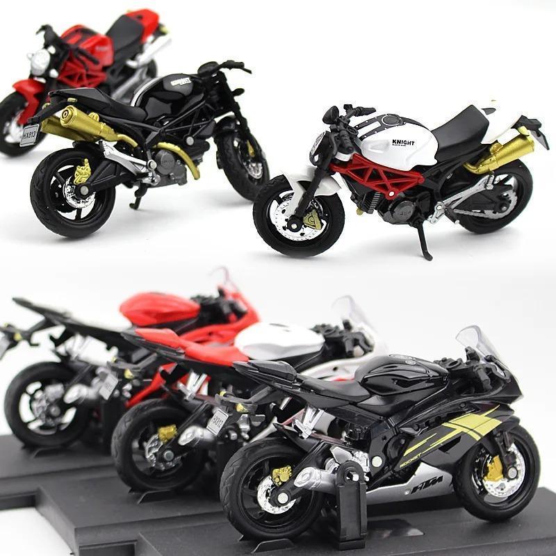 1:18 Ninja hx816 H2R Diecast Motorcycle Model Workable Shork-Absorber Toy For Children Gifts Toy Decoration