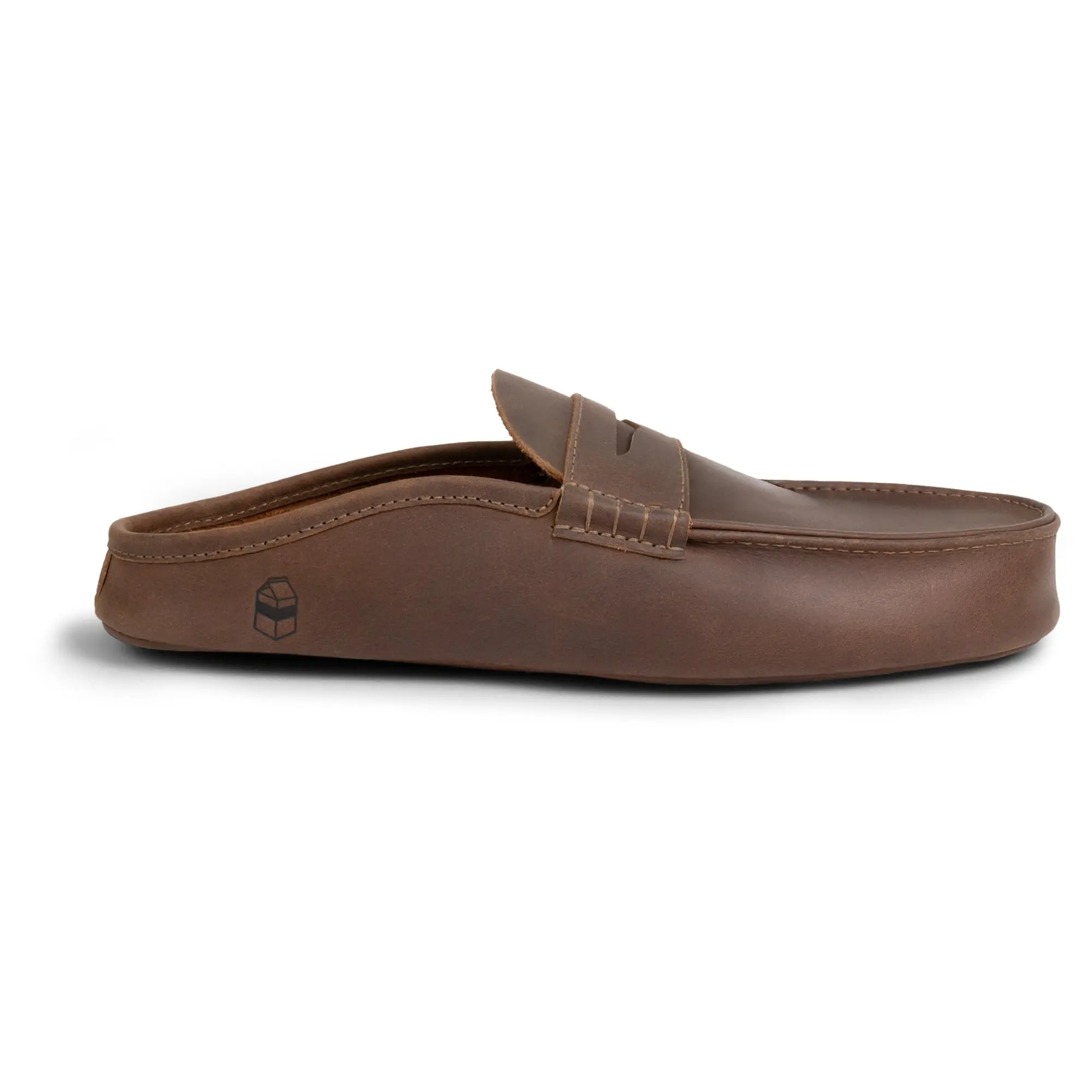 Open Heel Penny Loafer House Slippers Open Heel Penny Loafer House Slippers