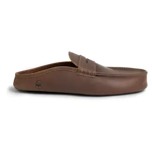 Open Heel Penny Loafer House Slippers