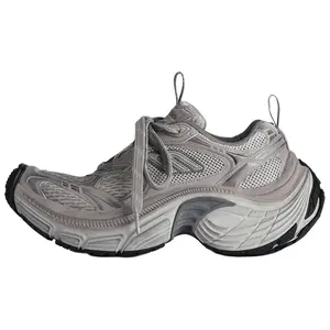 Balenciaga 6XL Chunky Round-Toe Low-Top Dad Sneakers for Men in Gray Trending Shoes, House White Official Shoes to Get / Maison Mihara