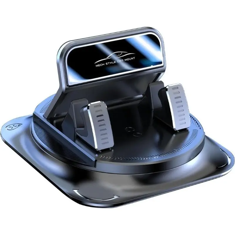 Dashboard Mobile Phone Holder, Car Phone Mount, Cell Phone Holder for Car, Phone Holders for Your Car with 360-Degree Rotation, Anti-Slip Double-Layer Shock-Absorbing Pad, Keeps Phone Stable for Navigation