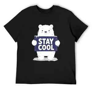 Stay Cool Polar Bear T Shirt for Women Men, Cute Animal Graphic Tee, Funny Bear Shirt, Cozy Casual Unisex Top, Trendy Gift Tee