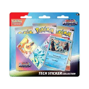 Pokemon TCG Scarlet & Violet: Prismatic Evolutions Tech Sticker Collection