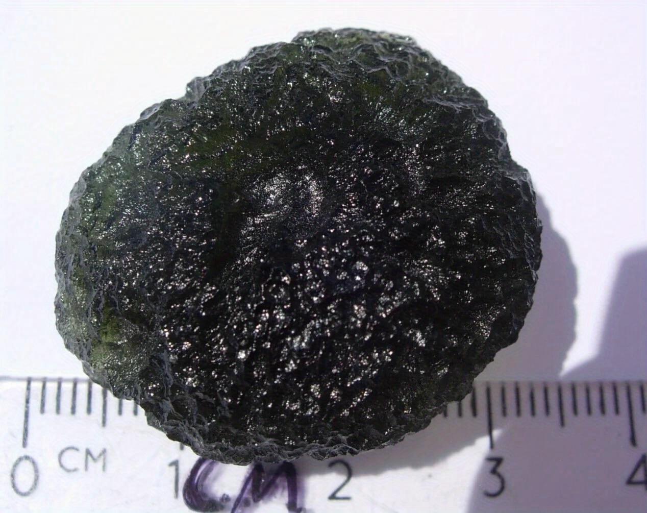 Natural Green Czech Moldavite Meteorite Necklace Pendant Chakra Healing 1PCS