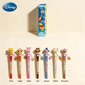 1PC Disney Officially Licensed  Winnie the Pooh Blind Box Pen – Random 1 of 7 Designs 3D Spinning Topper Stationery Cute Desk Decoration Perfect Gift