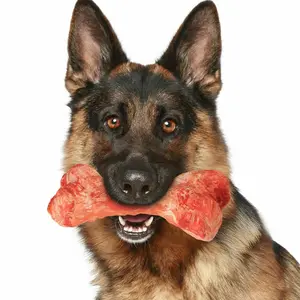 Durable Rubber Chew Toy for Aggressive Chewers, Strong & Durable Design, Perfect for Medium Large Dogs, Beef Flavor Treat, Chew Stick