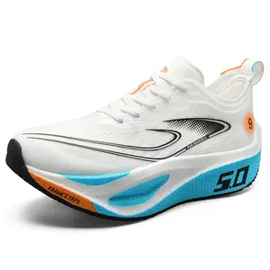 2026 New 3rd Generation Marathon Full-Length Carbon Plate Running Shoes for Students, Training, Racing, Cushioning, Rebound, Breathable Sports Shoes for Men