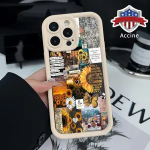 Phone case for iPhone 16 Pro Max 15 Plus 14 13 12 11 XR XS Faith and Flowers Full Body Protection Shockproof Soft Silicone Cover