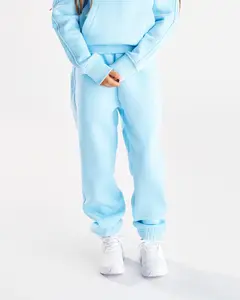 Youth Signature Fleece Sweatpants - Sky Blue