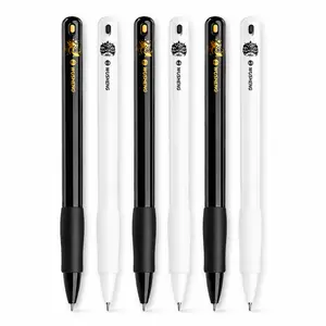 Agile Gel Ink Rollerball Pen, 0.5mm Black Ink, Gravity-Sensing Protection, Dual-Ball Cs Tip, Ergonomic Comfort Grip, Office Stationery Gift Set