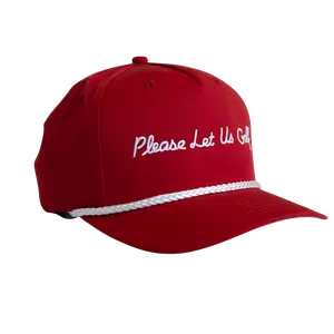 The Vanity Cap | Richardson 258 Snapback Rope - Red / White
