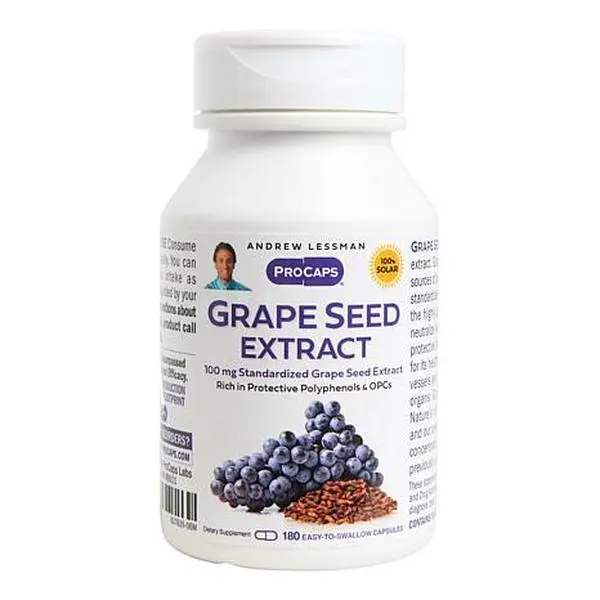 Andrew Lessman Grape Seed Extract-100 - 180 Capsules
