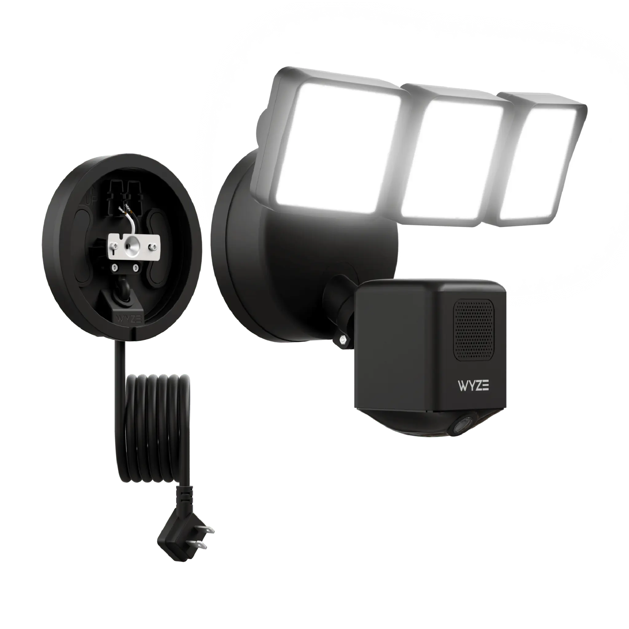 Floodlight Pro + Plug-In Mount - Black