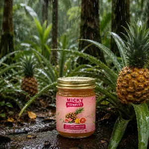 Micky Konfiti Pineapple 8oz Plant-Based Gluten-Free Snack, 8oz