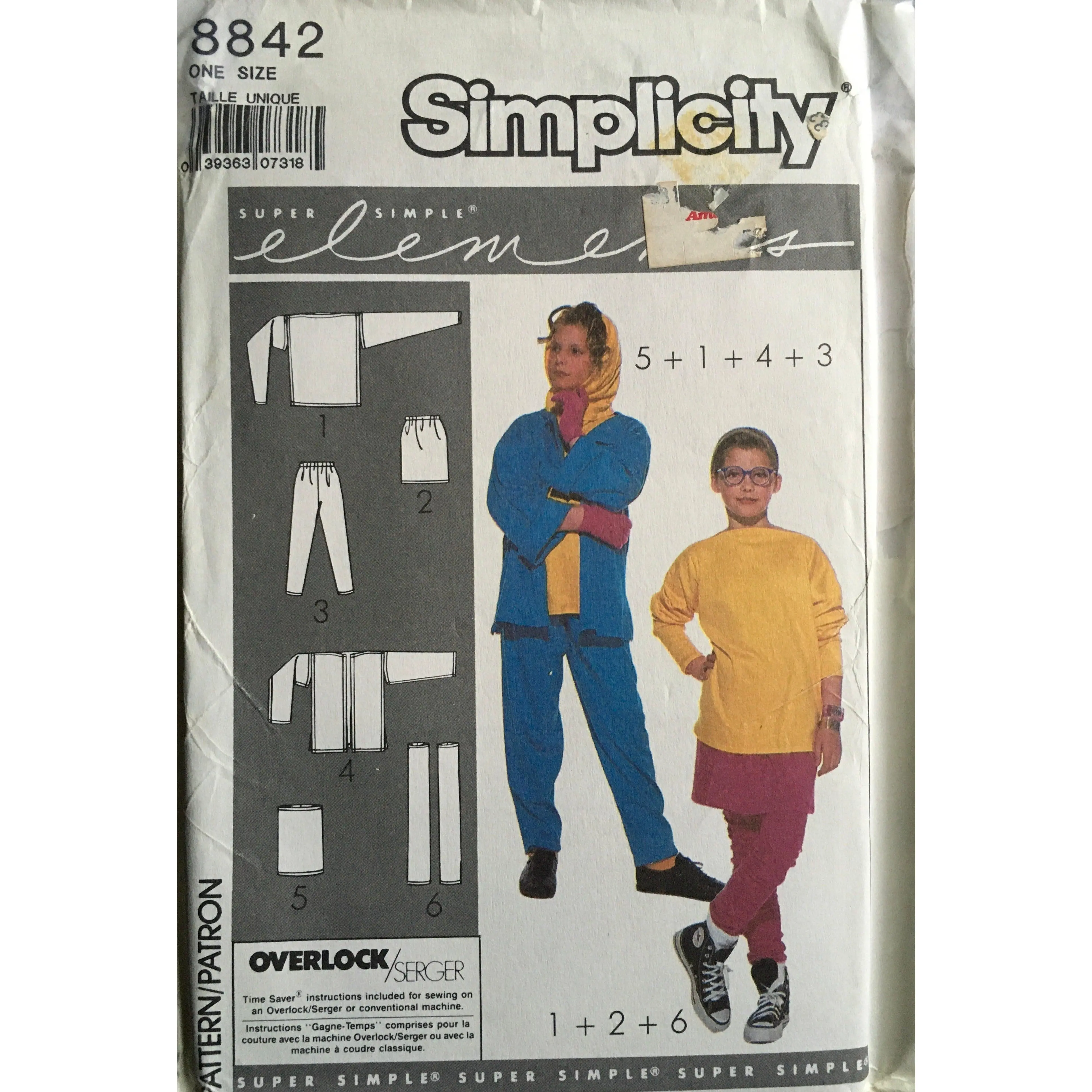 Simplicity 8842 Sewing Pattern (Vintage) UNCUT
