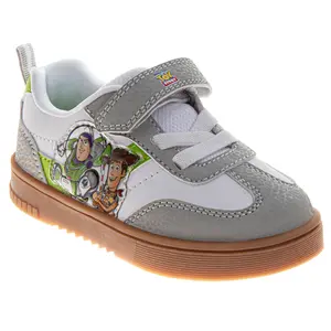 Toy Story Woody & Buzz Lightyear Sneakers Boys Action Heroes Adventure Ready Velcro Closure Durable Tread Playtime (Toddler / Little Kid)