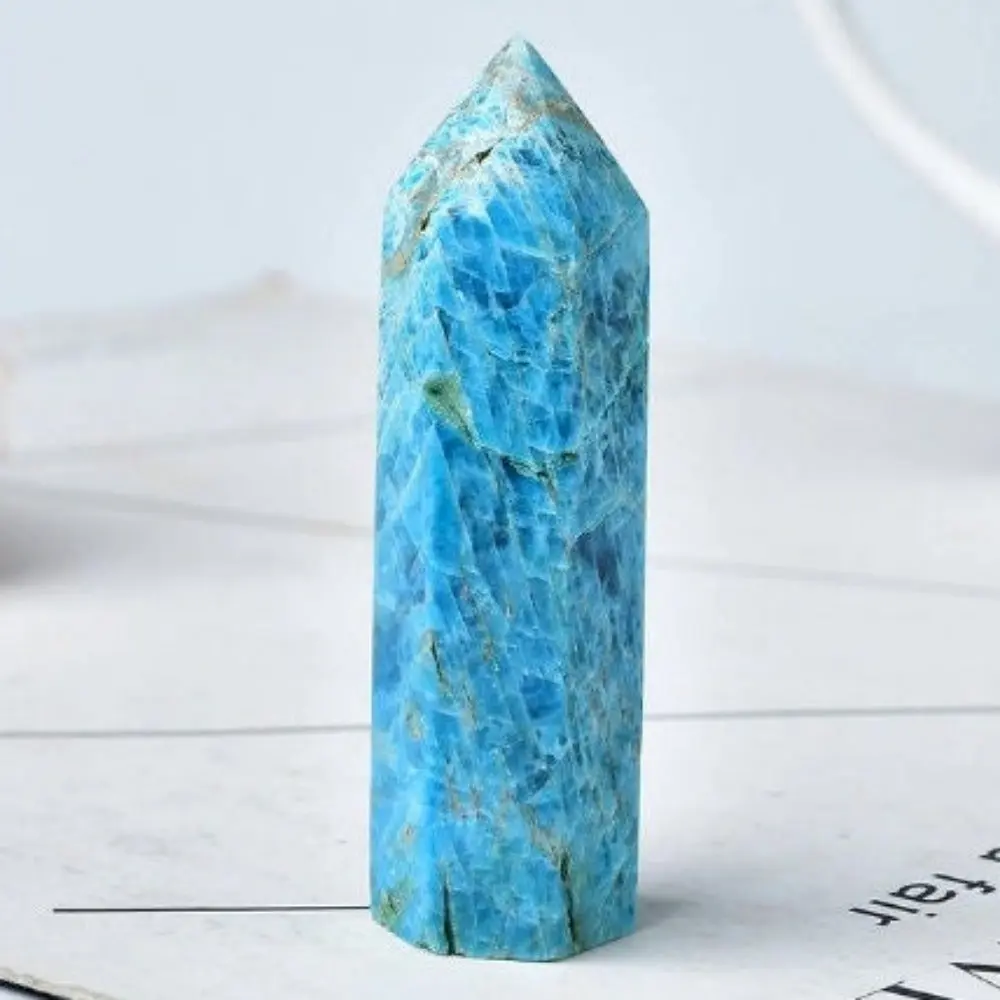 Natural Crystal Quartz Point Wand Healing Meditation Décor