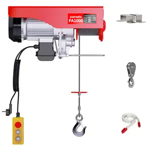 DSLM PA1000X electric hoist  1100/2200lbs~2200lbs Wireless/Wired Control, Portable Overhead Lifting Crane for Garage & Workshop