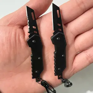 Folding Knife Mini Pocket Knife EDC Tool Keychain Pendant Suitable for Daily Cutting Use