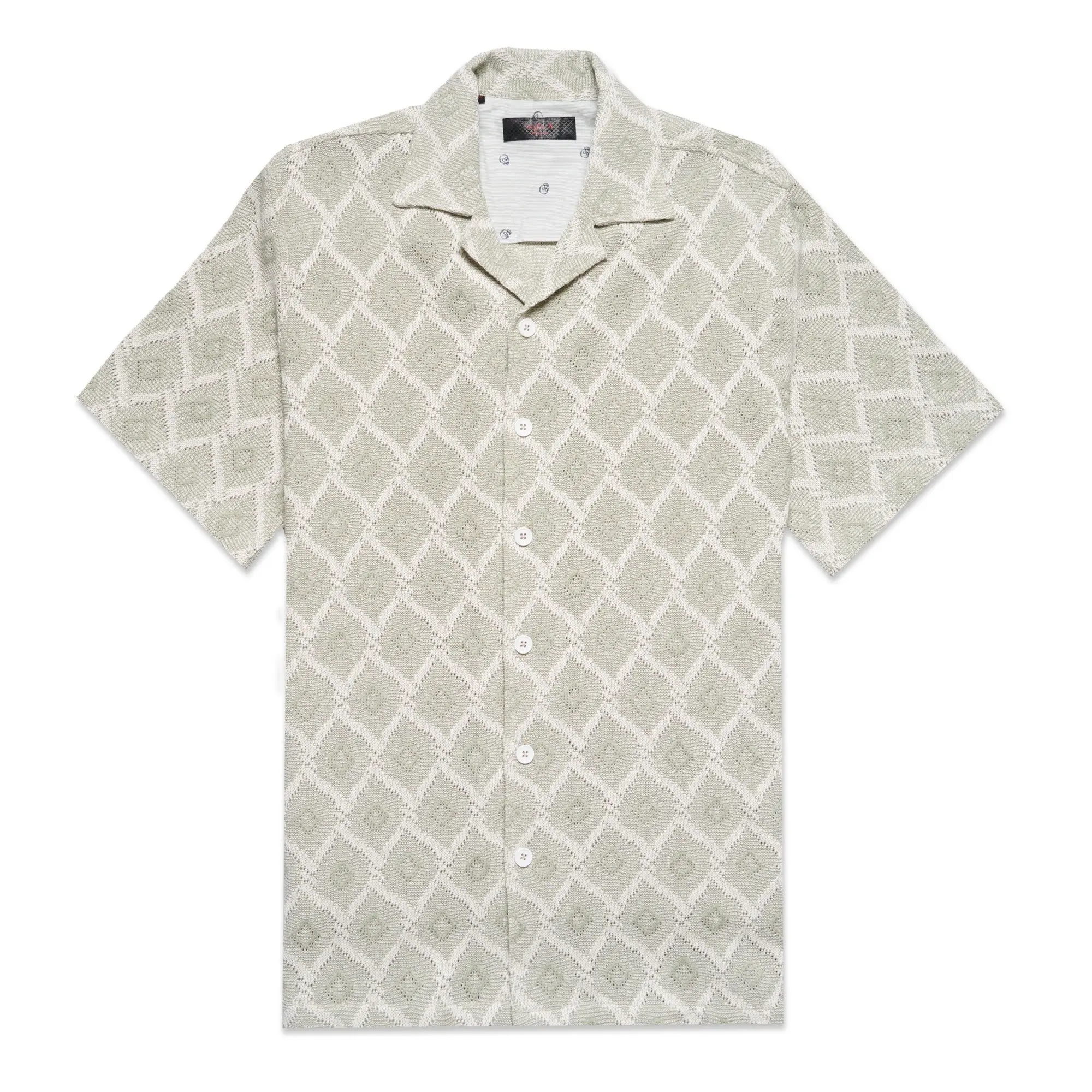 On The Fence Short Sleeve Shirt + Shorts Matching Set