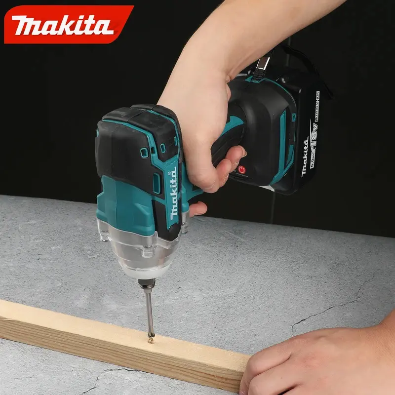 Makita DTW285 Tools Impact Wrench Machine with 18V Battery Brushless Cordless Electric Wrench High Torque Rechargable Tool