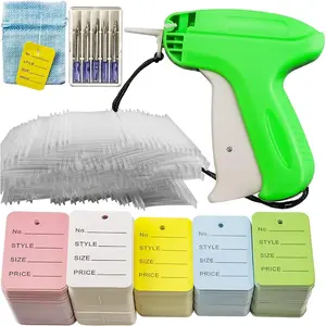 5506 Pcs Clothing Tag Machine Kit, Label Applicator Labels Industrial Clothing Tagger Tag Machine with 6 Pcs Needles 5000 Pcs 2" Barbs 500 Pcs Price Tags