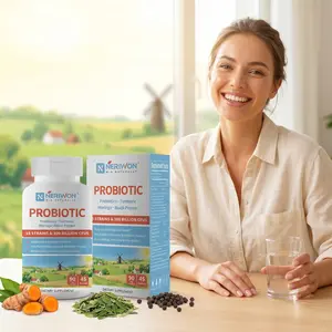 Probiotics 180 Billion CFU 18 Strains for Women & Men Digestive Health Gas Bloating Relief Immune Support Shelf Stable Non-GMO Gluten Free 90 Veggie Capsules Edible Healthcare