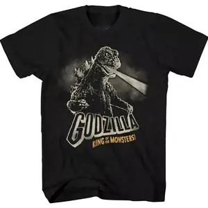 Godzilla King of Monsters Atomic Beam T-Shirt, Graphic tees, Streetwear, Men gifts, Short sleeve, T Shirt for Men, cotton, Top, Menswear