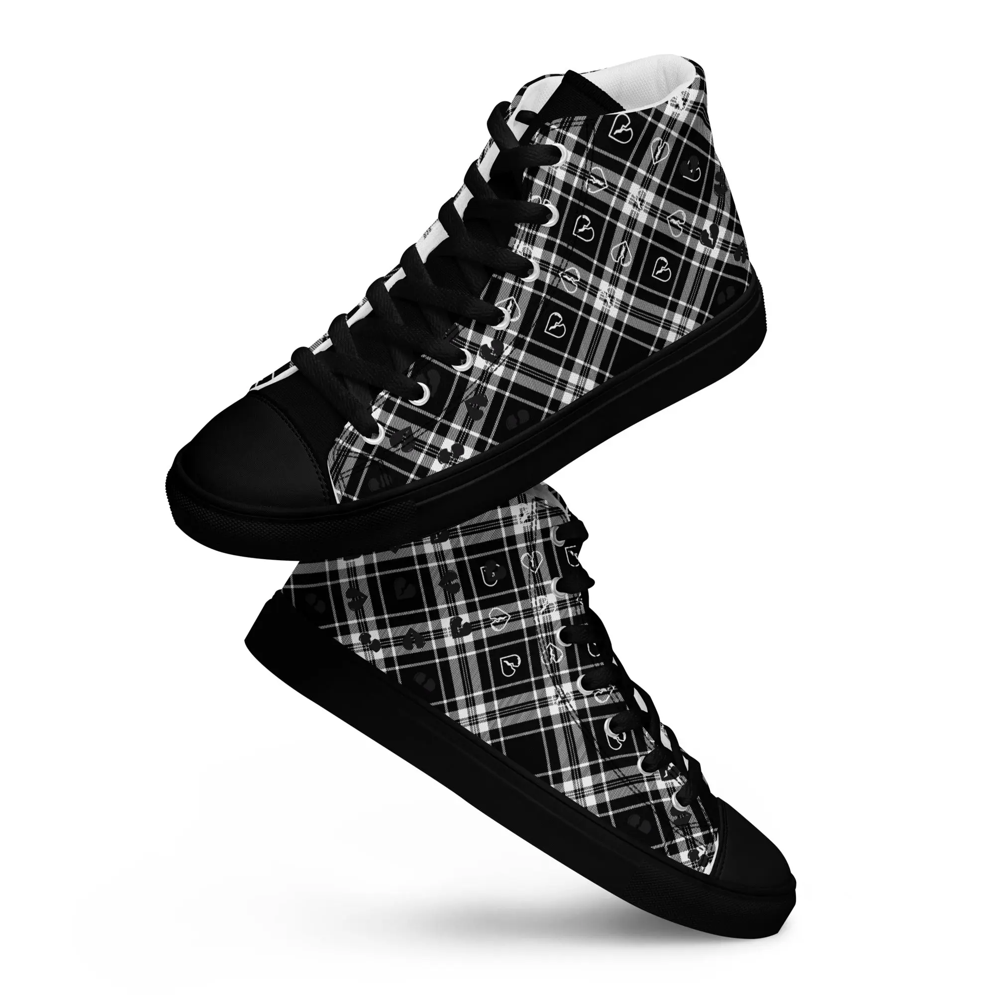 Women's High Top Broken Hearts Sneakers