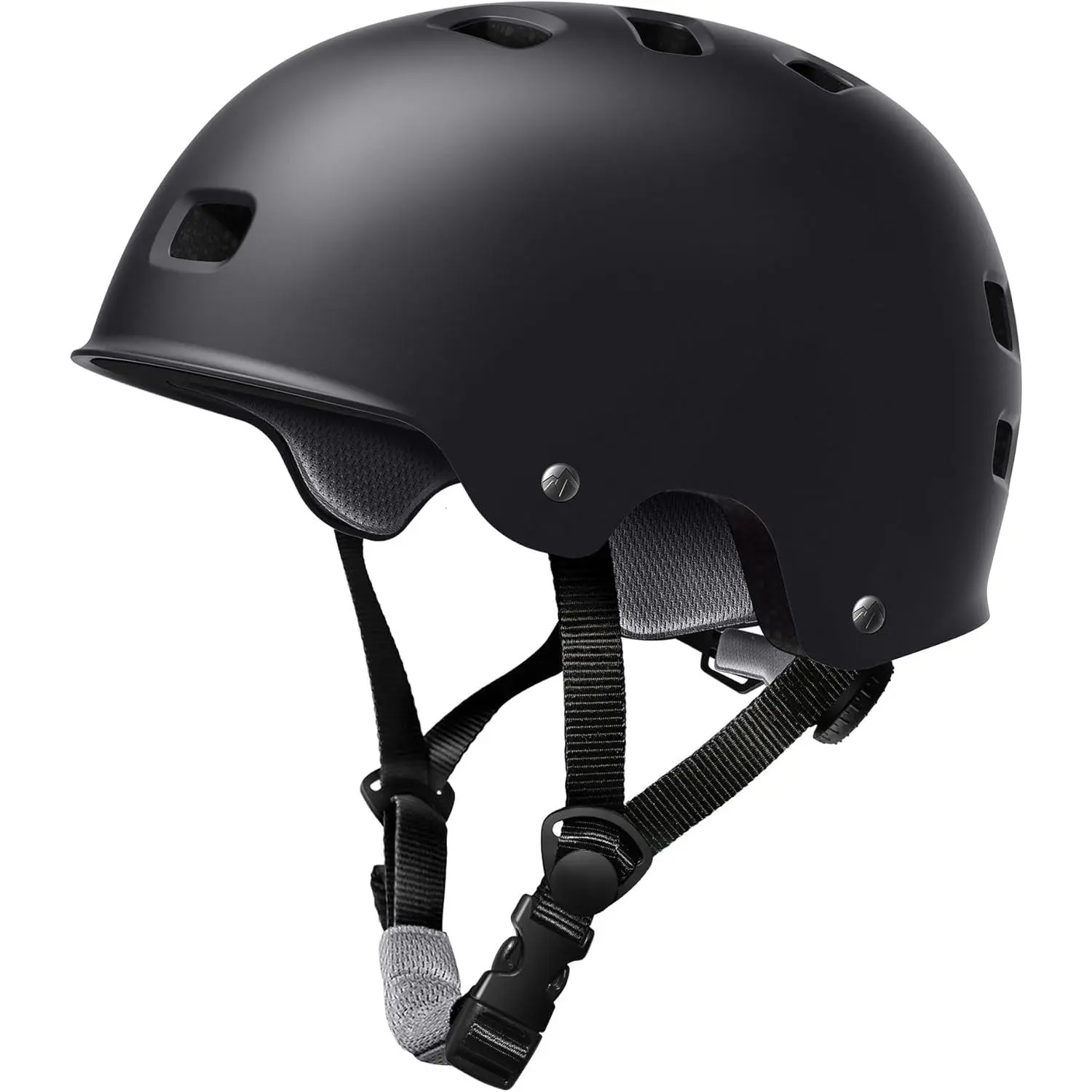 Multi-Sport Skateboard Helmet with Detachable 2-Layer Inner Liner & Ventilation - Suitable for Teenagers, Adults, Shell-Protected for Roller Skates, Inline Skates