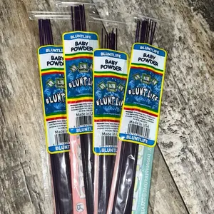 X1 Jumbo Incense Sticks - 19 in, 25 Sticks, Baby Powder Scented Fragrance, Home Freshener, Aroma for Room Decor, Home Supplies Accessory