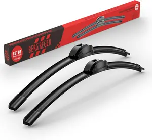 18"+18" Windshield Wiper Blades Replacement for Chevy Chevrolet HHR 2006-2011, Ford Ranger 1995-2011, Ford Explorer 1995-2001, Jeep Cherokee 1997-2001 –Genuine OEM Quality (Set of 2)