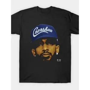Big Face Nipsey - Motorcycle Clothing Comfortable Men'S Round Neck Short Sleeve T-shirt 180g