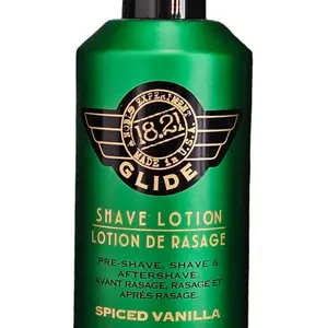 18 21 Glide Shave Lotion Pre Shave, Shave, Aftershave Spiced Vanilla Scent
