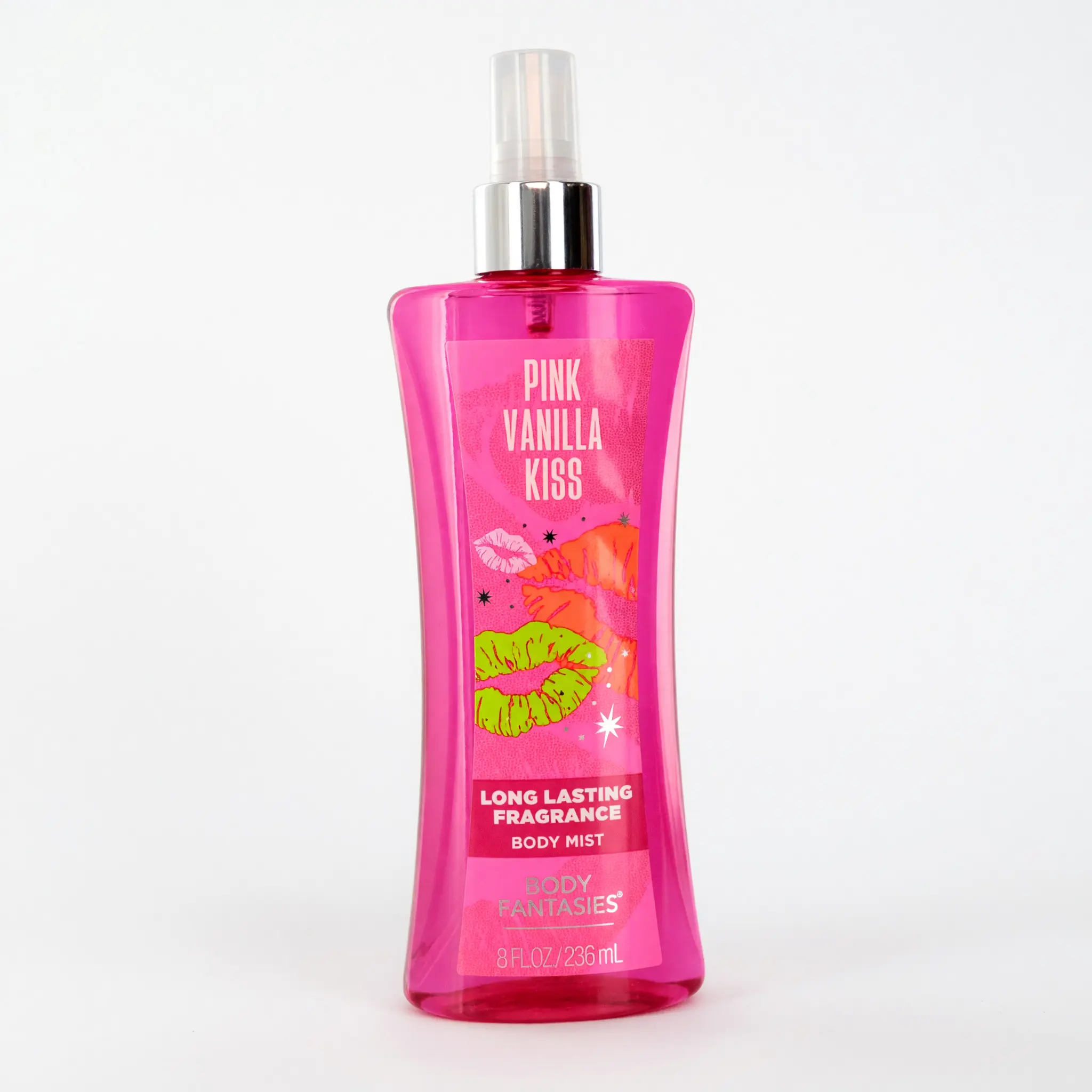 Body Fantasies Pink Vanilla Kiss Fantasy Women's 8 oz Fragrance Body Spray