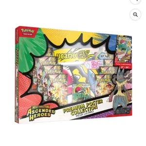 Pokemon TCG Mega Evolutions Ascended Heroes Premium Poster Collection Mega Lucario EX