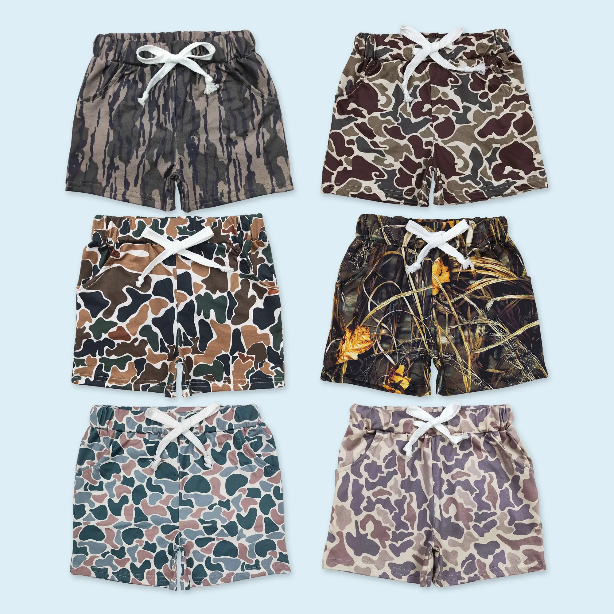 Toddle kids boy camouflage summer shorts