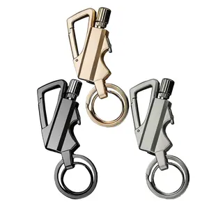 Metal Lighter, Bottle Opener Multi Keychain (Not Include Lighter fluid)