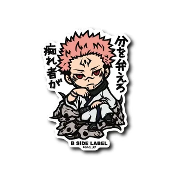 Jujutsu Kaisen Ryomen Sukuna B-Side Label Sticker Japan Exclusive