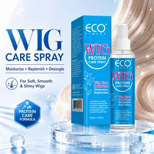 AKban Gentle Scented Wig Hair Care Spray - Haircare Leave-in Treatment for Synthetic & Natural Wigs, Smoothing Anti-Frizz, Hydrating Moisturizer, Cleans & Extends Lifespan